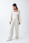 linen trousers