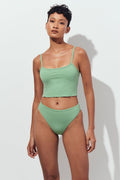Rib highwaist bikini brief