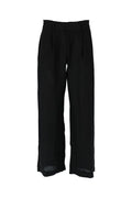 petite linen trousers