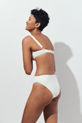 Ruched highwaist bikini brief