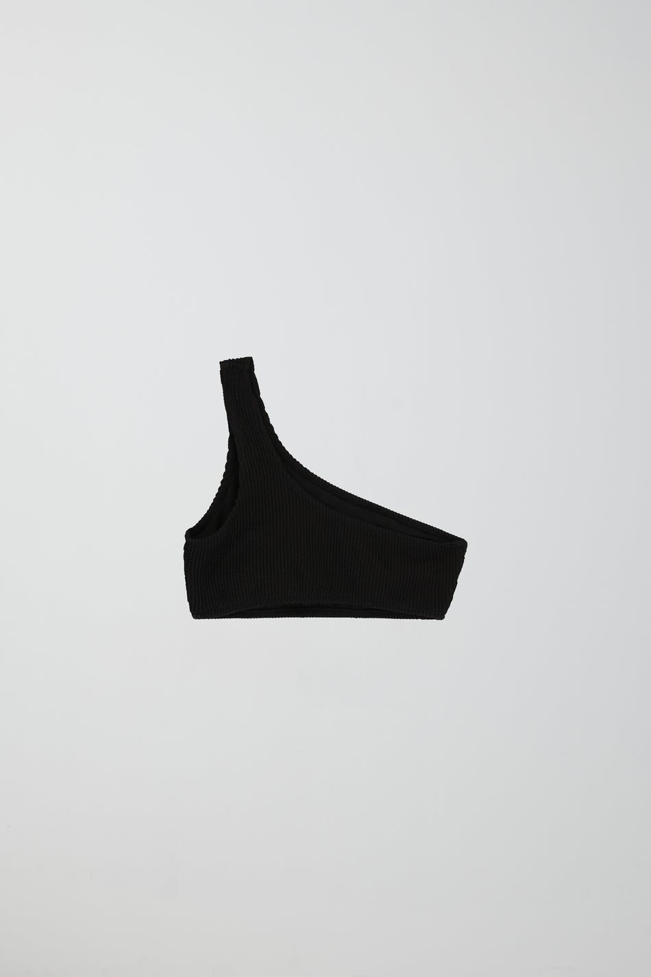 One shoulder bikini top