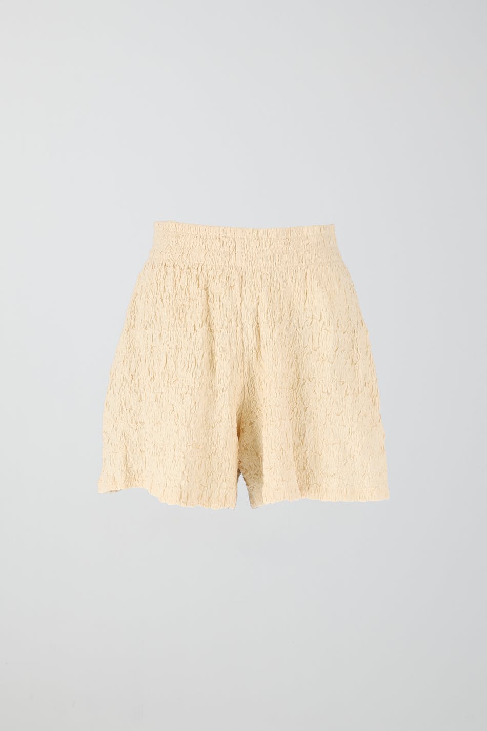 Structured jersey shorts