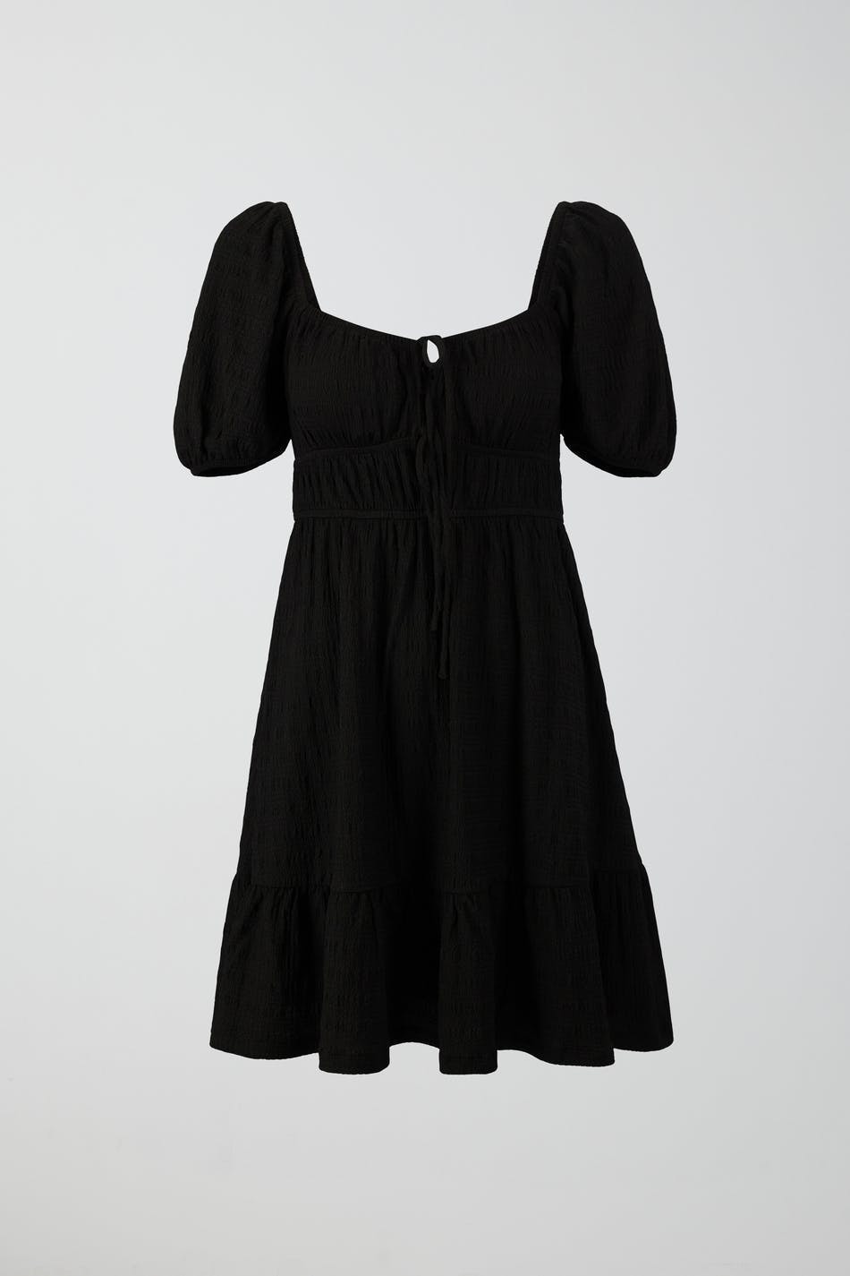 Knot detail mini dress