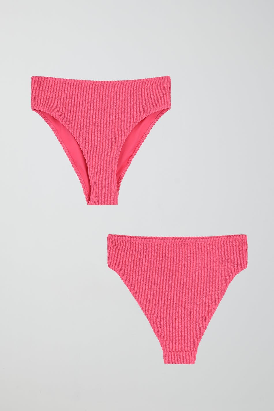 Shirred highwaist bikini brief