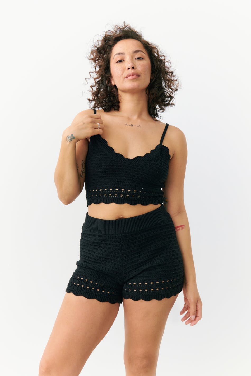 Knitted singlet