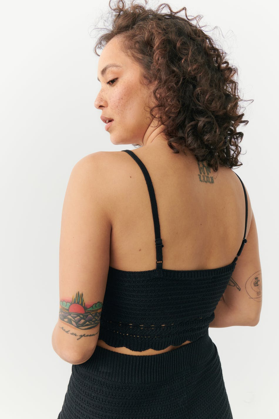 Knitted singlet