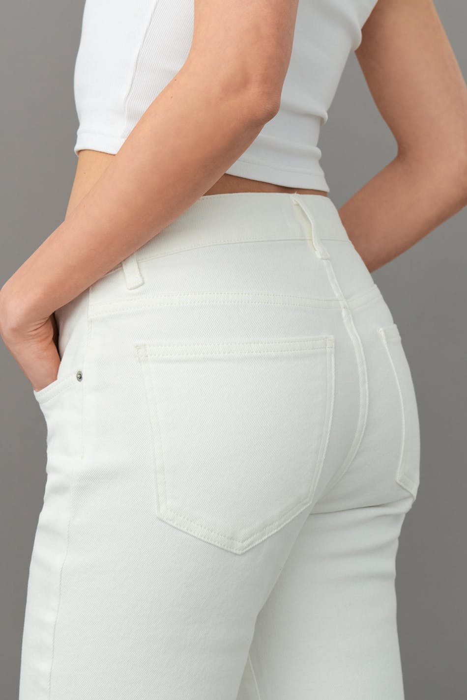 Low waist bootcut jeans