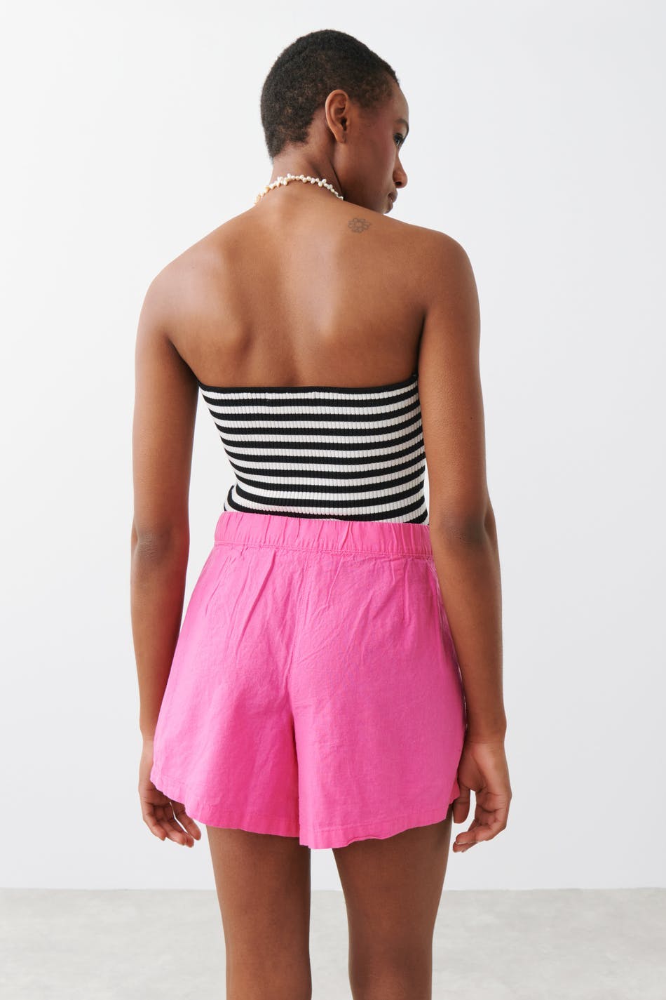 Sonja linen blend shorts