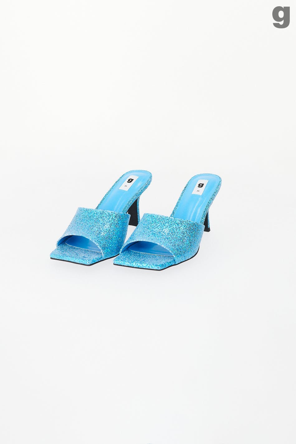 Sparkling high heel sandals