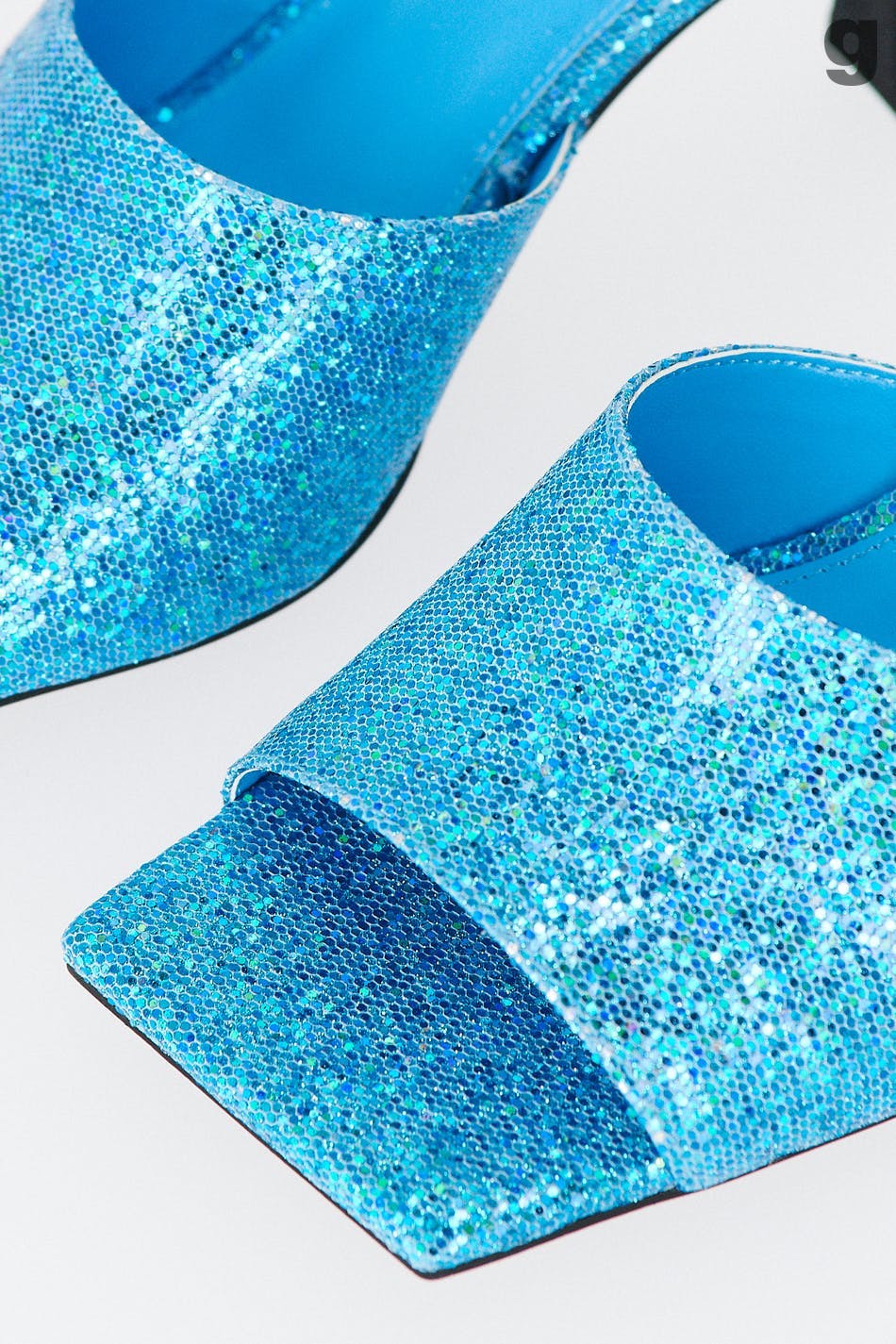 Sparkling high heel sandals