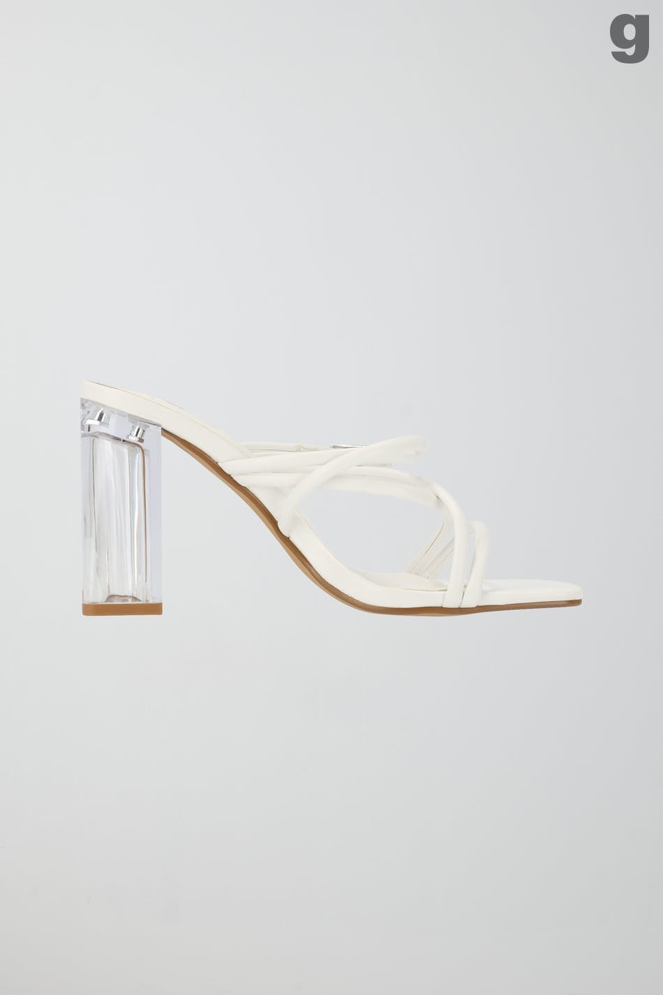 Strappy high heel sandals
