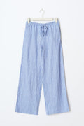 tall linen blend trousers