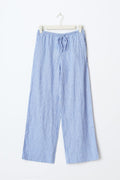 petite linen blend trousers