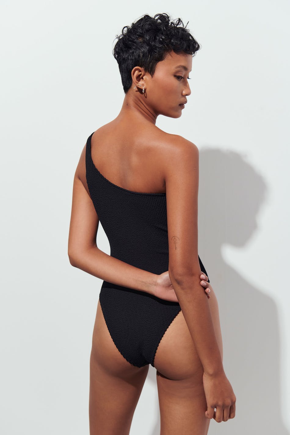 One shoulder swimsuit