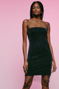 Rhinestone midi dress