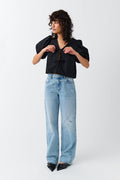 Straight high waist jeans