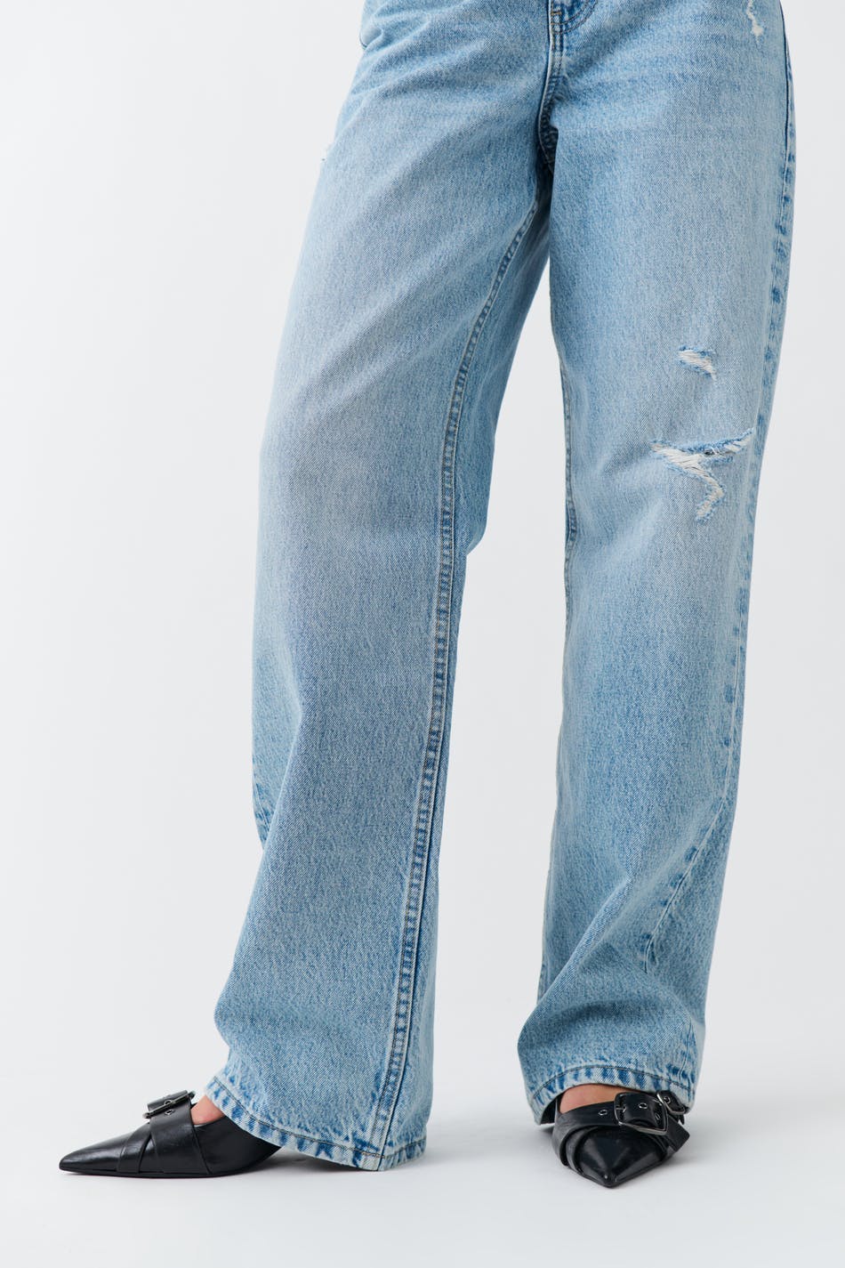 Straight high waist jeans