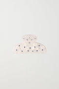 Diamond flower hair clip