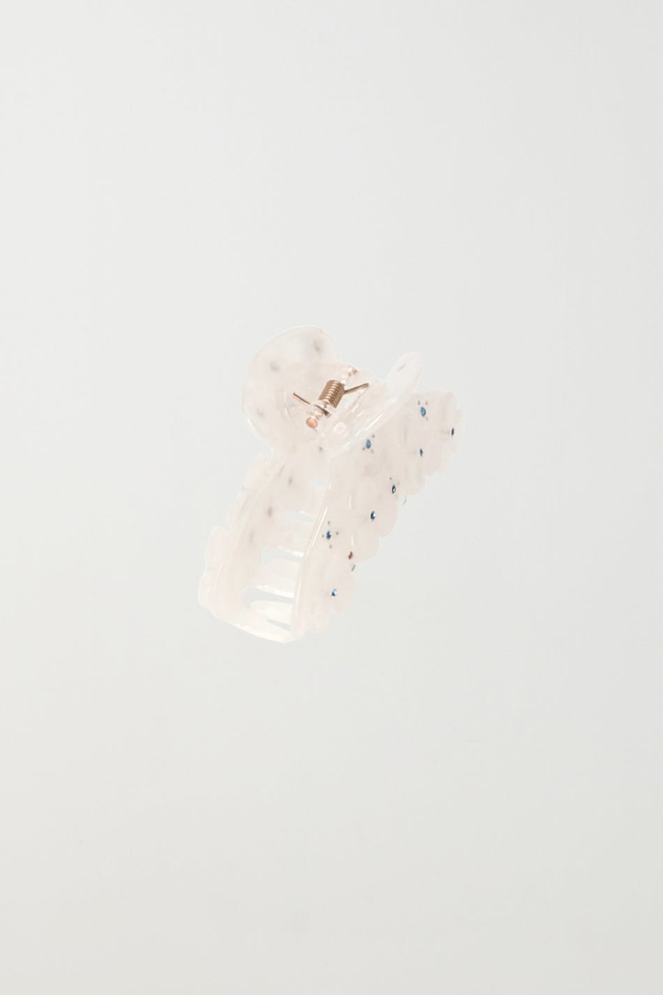 Diamond flower hair clip