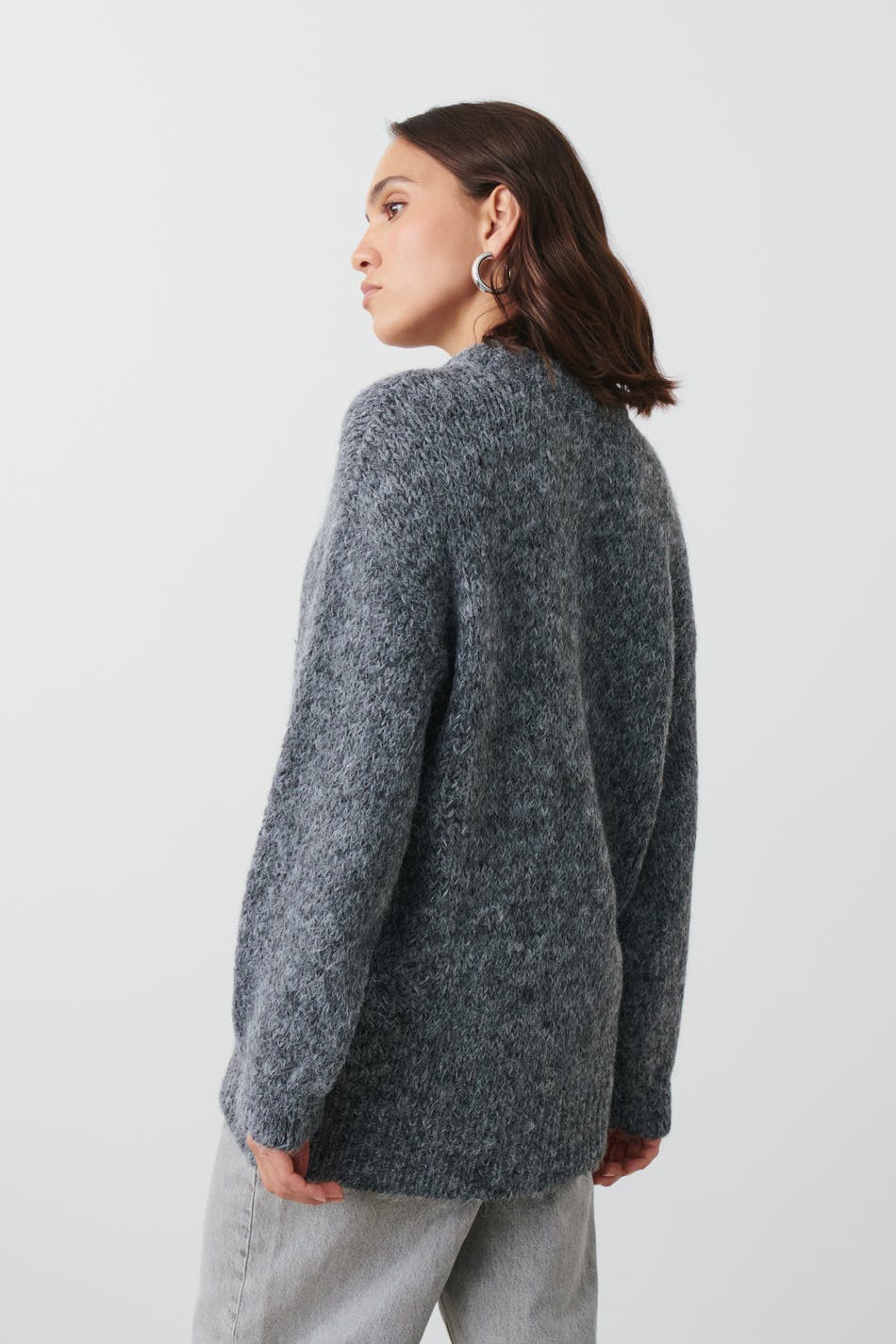 Chunky knitted sweater