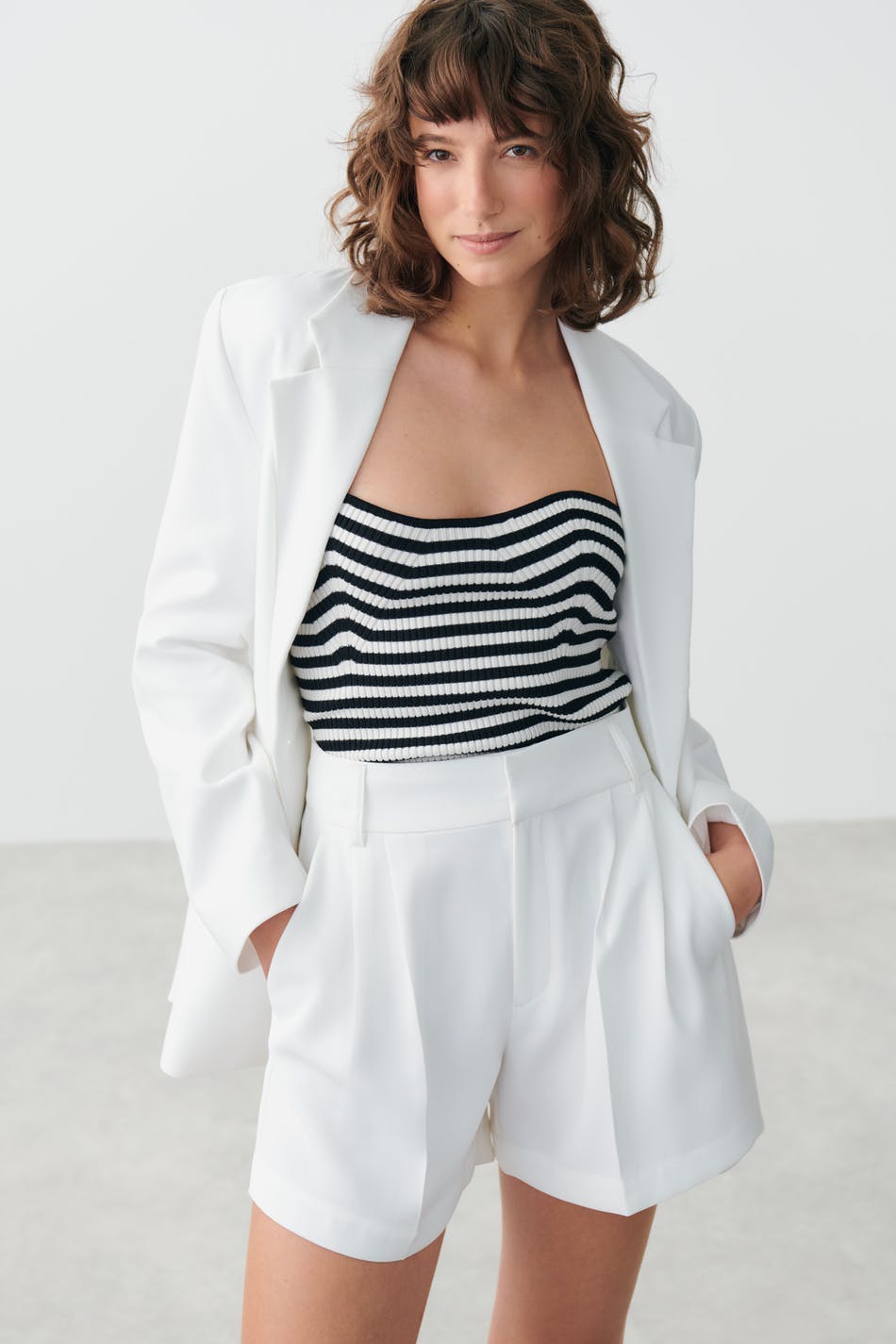 Highwaist tailored shorts