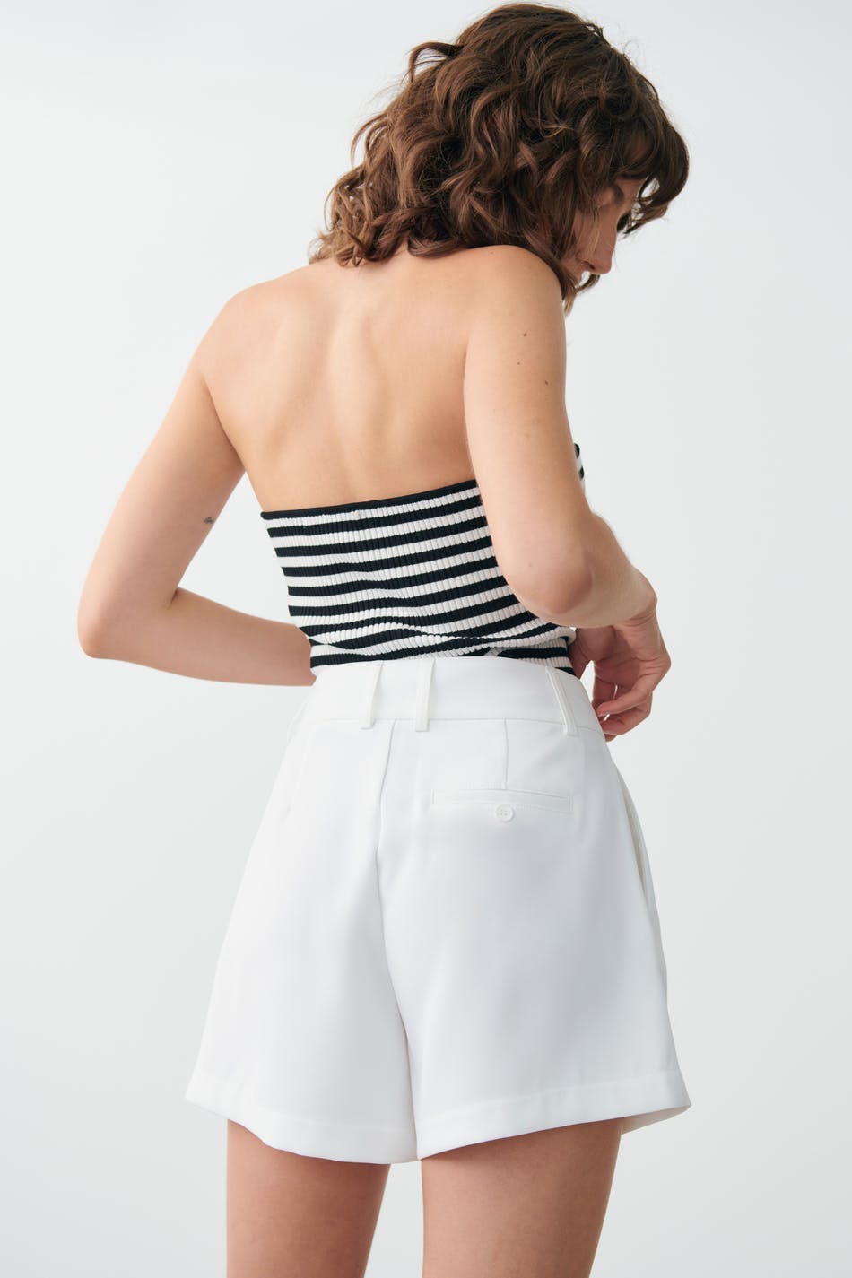 Highwaist tailored shorts