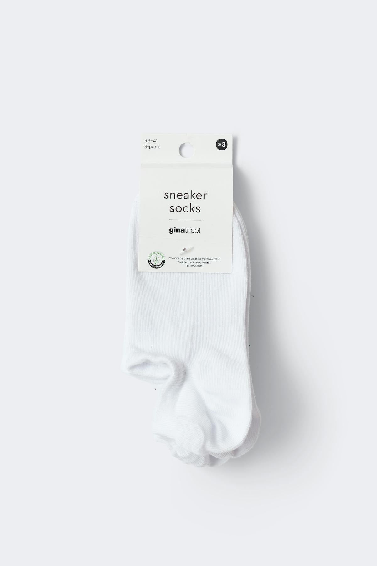 3-pack sneaker socks