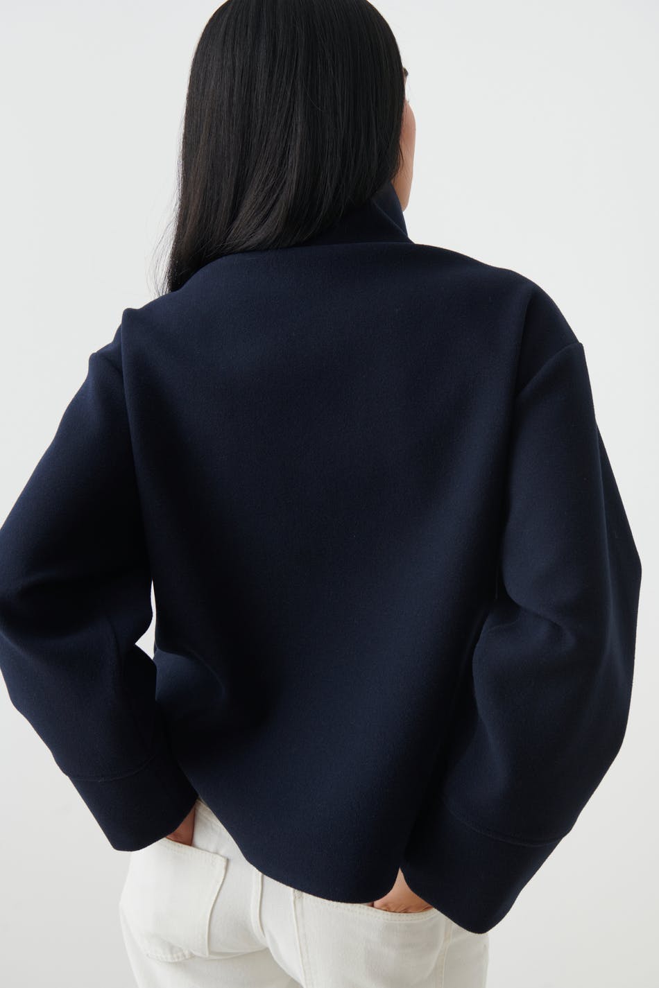 short felt jacket
