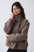 short felt jacket