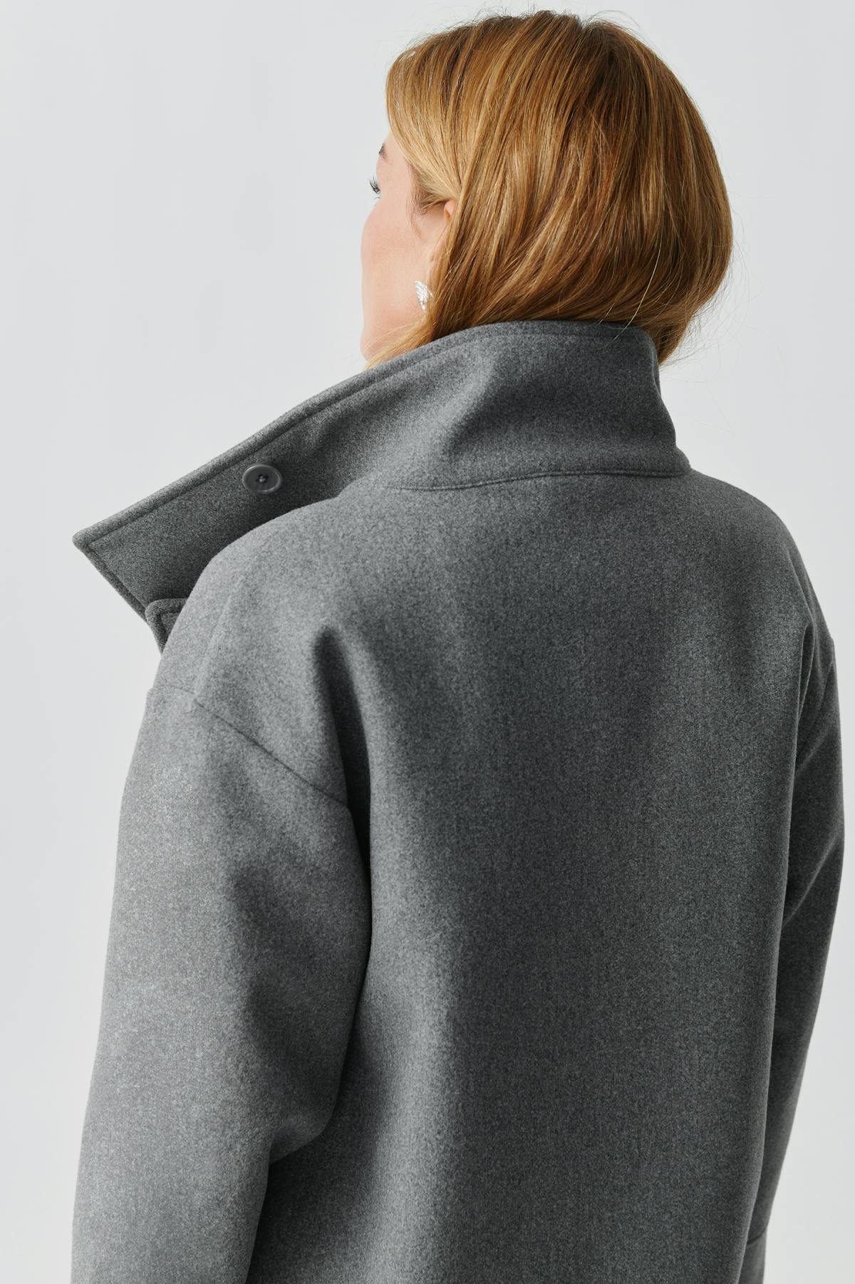 short felt jacket