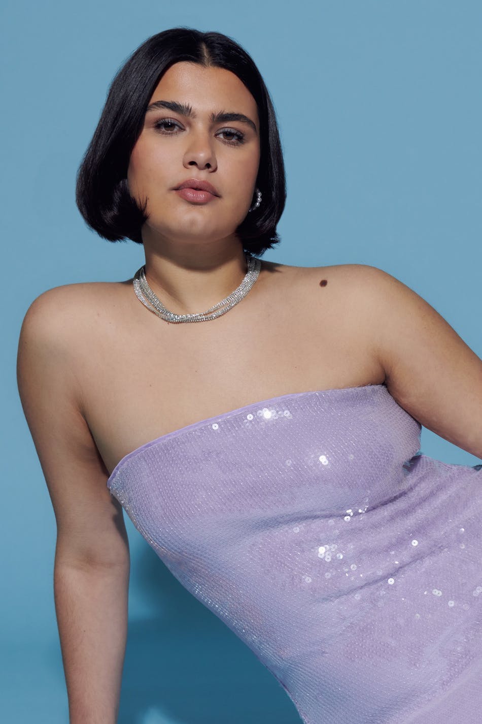 Sequin tube dress