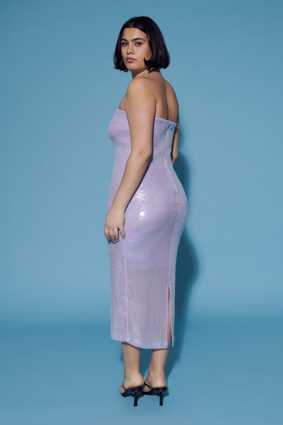 Sequin tube dress