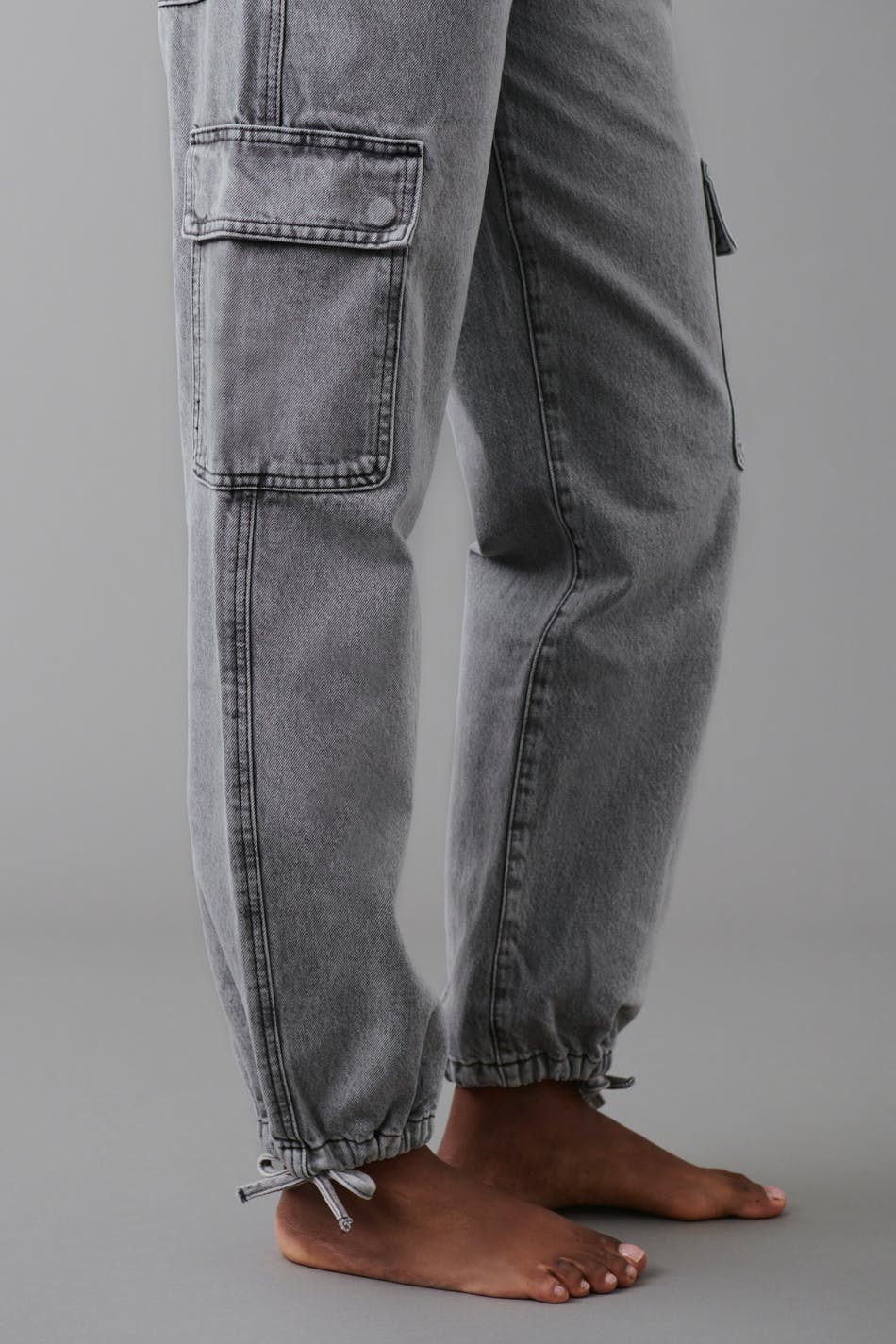 Cargo loose jeans