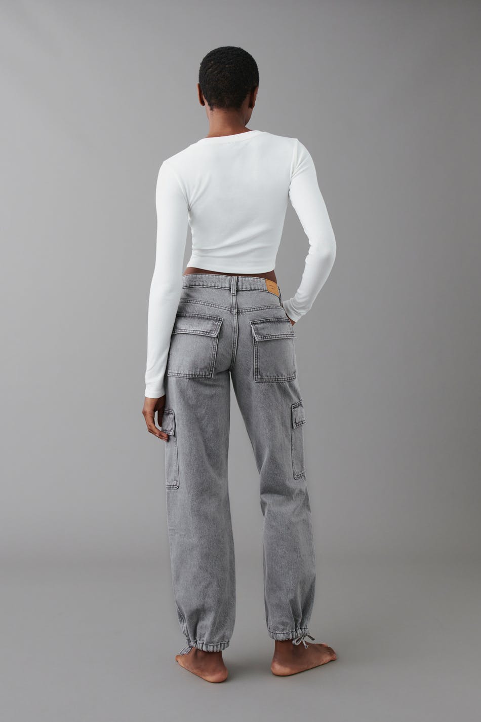 Cargo loose jeans