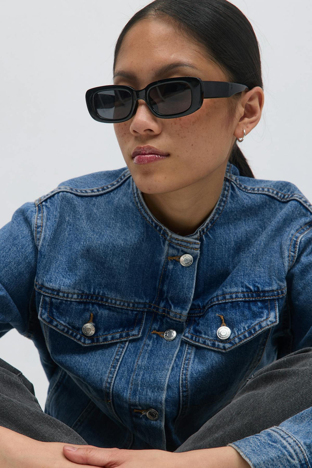 slim rectangular sunglasses