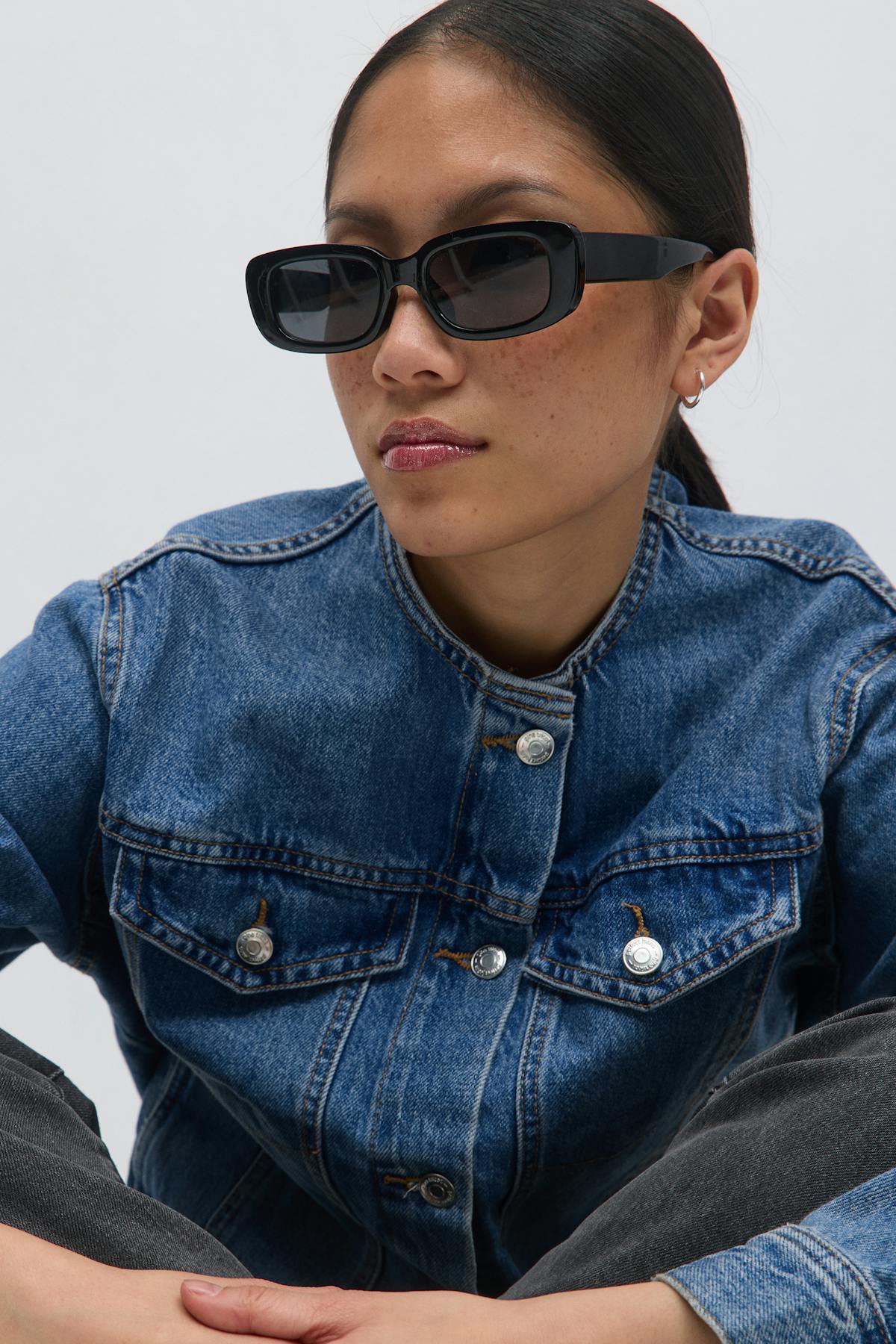 slim rectangular sunglasses