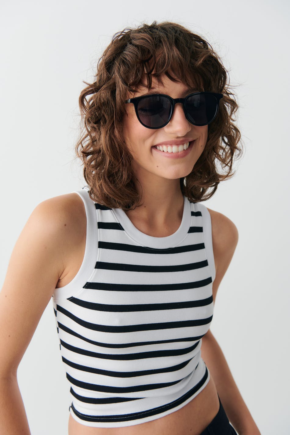 Preppy round sunglasses