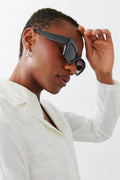 Chunky cateye sunglasses
