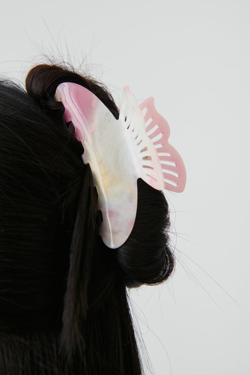 Large butterfly hair clip