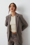 straight regular blazer