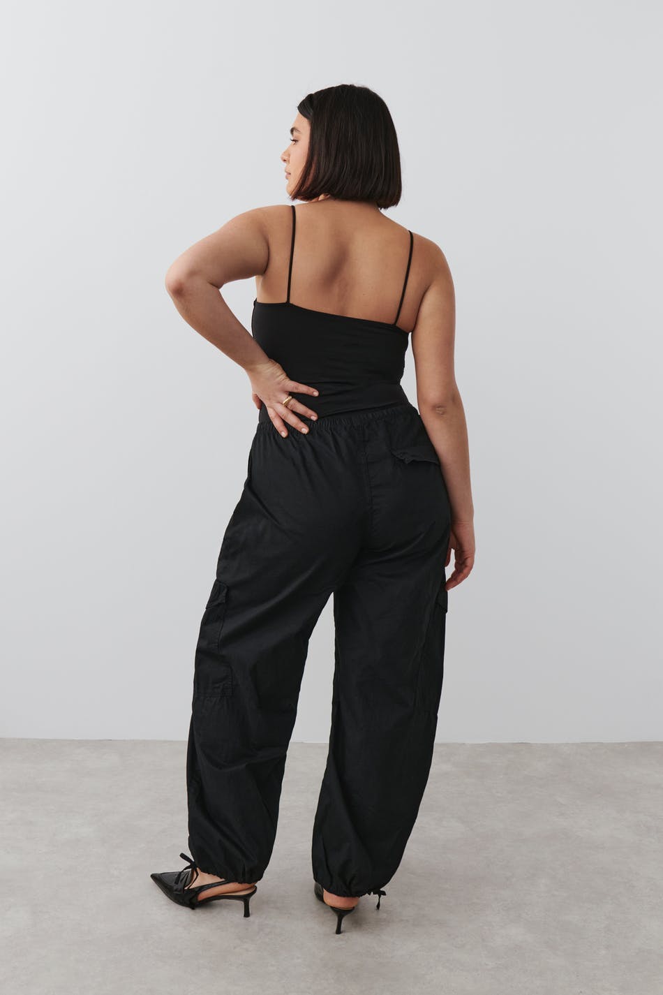 Cargo parachute trousers