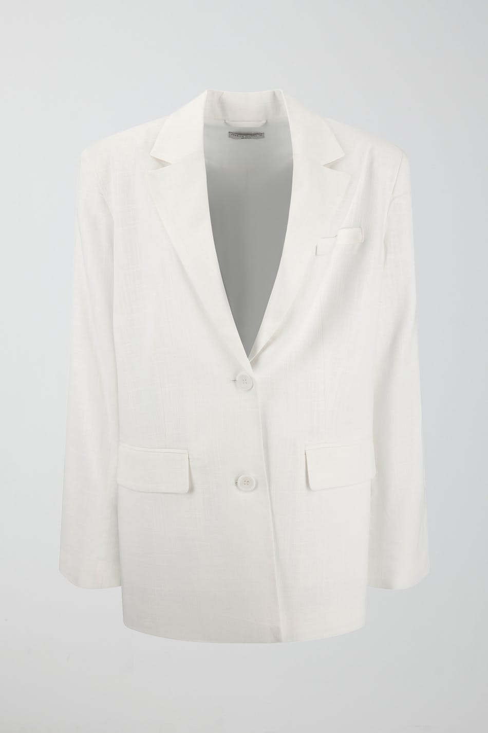 Linen blend blazer