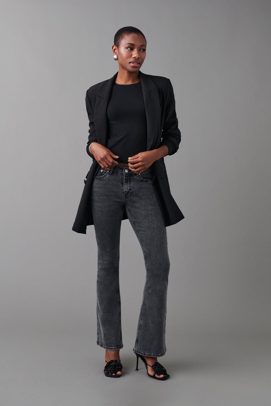 Low waist bootcut jeans