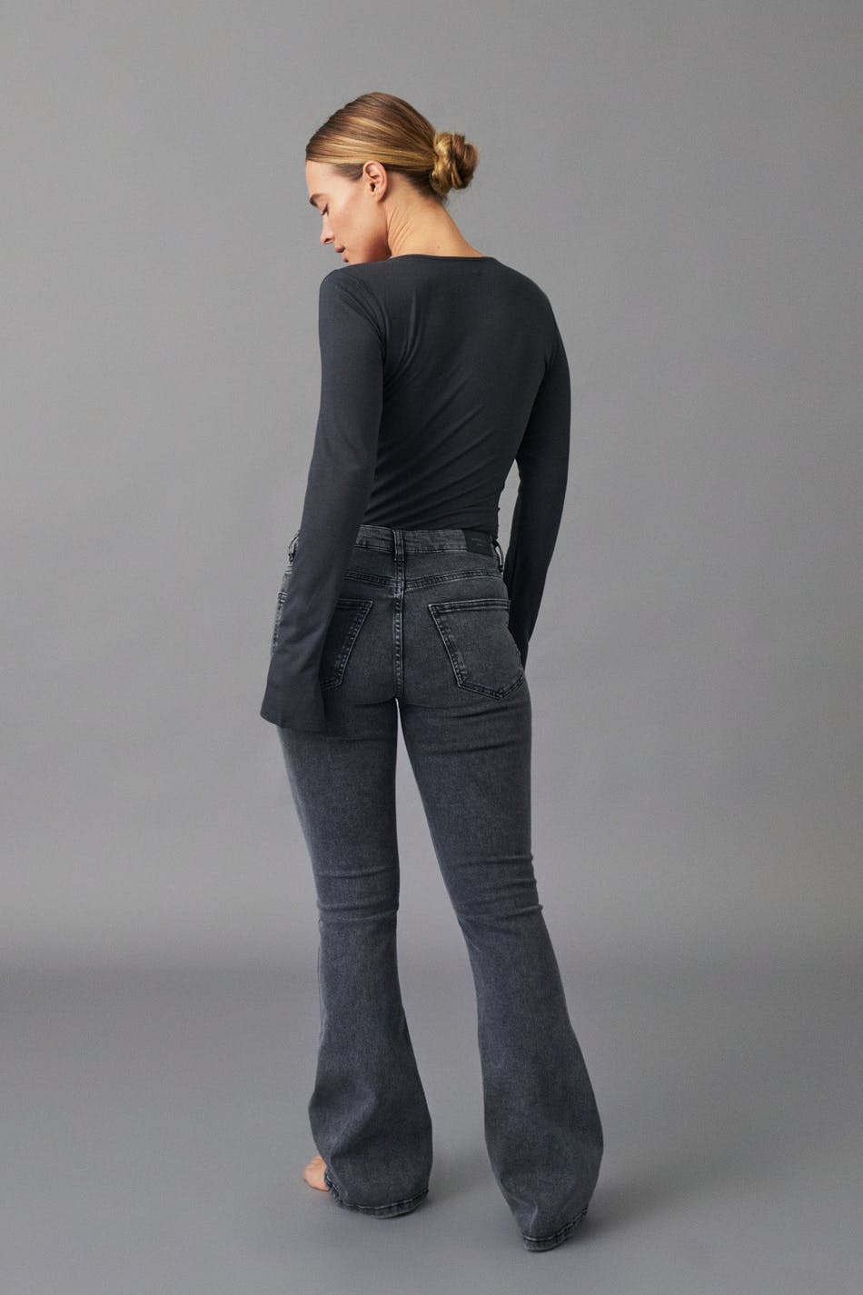 Low waist bootcut jeans