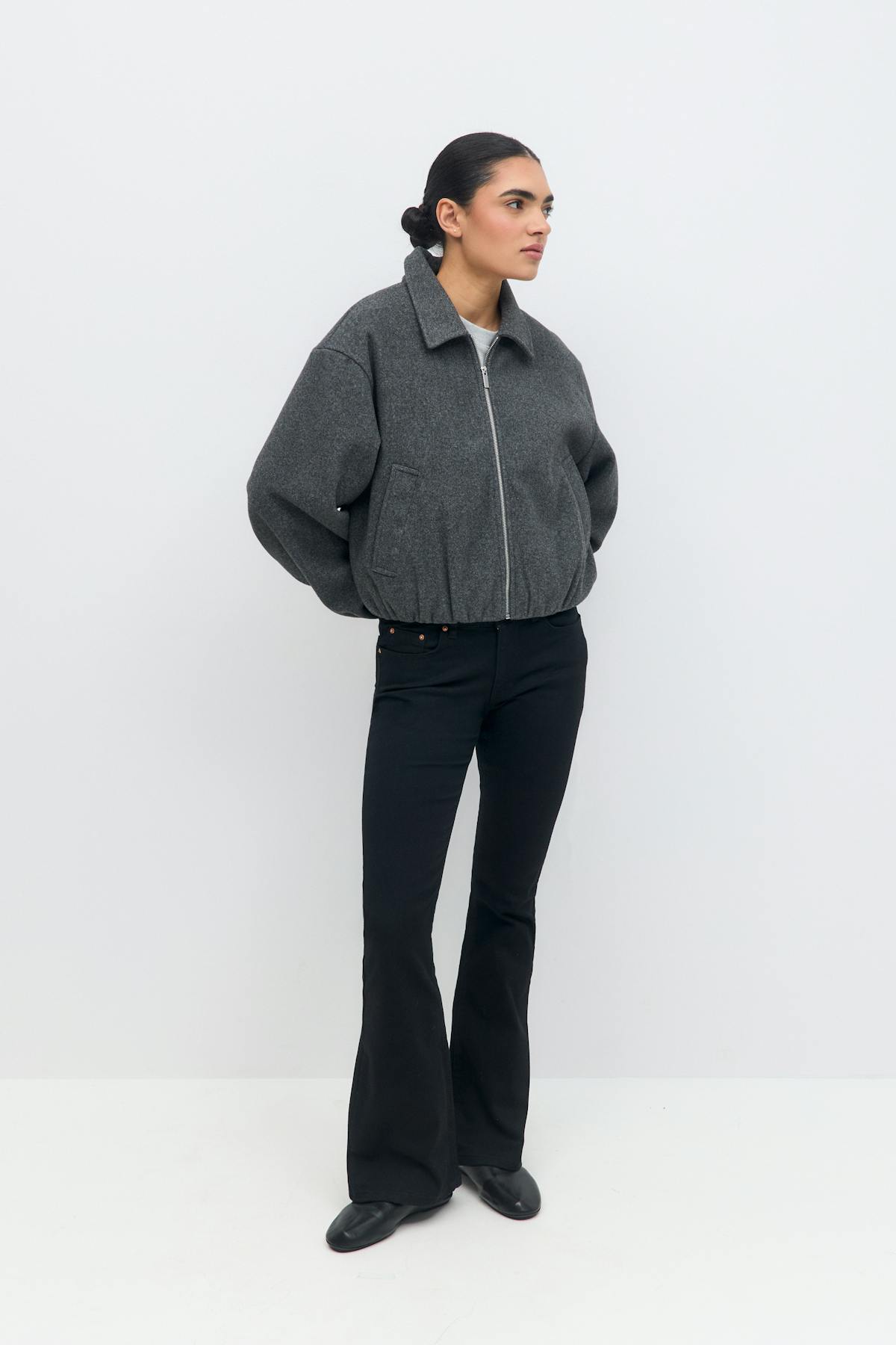 Low waist bootcut jeans
