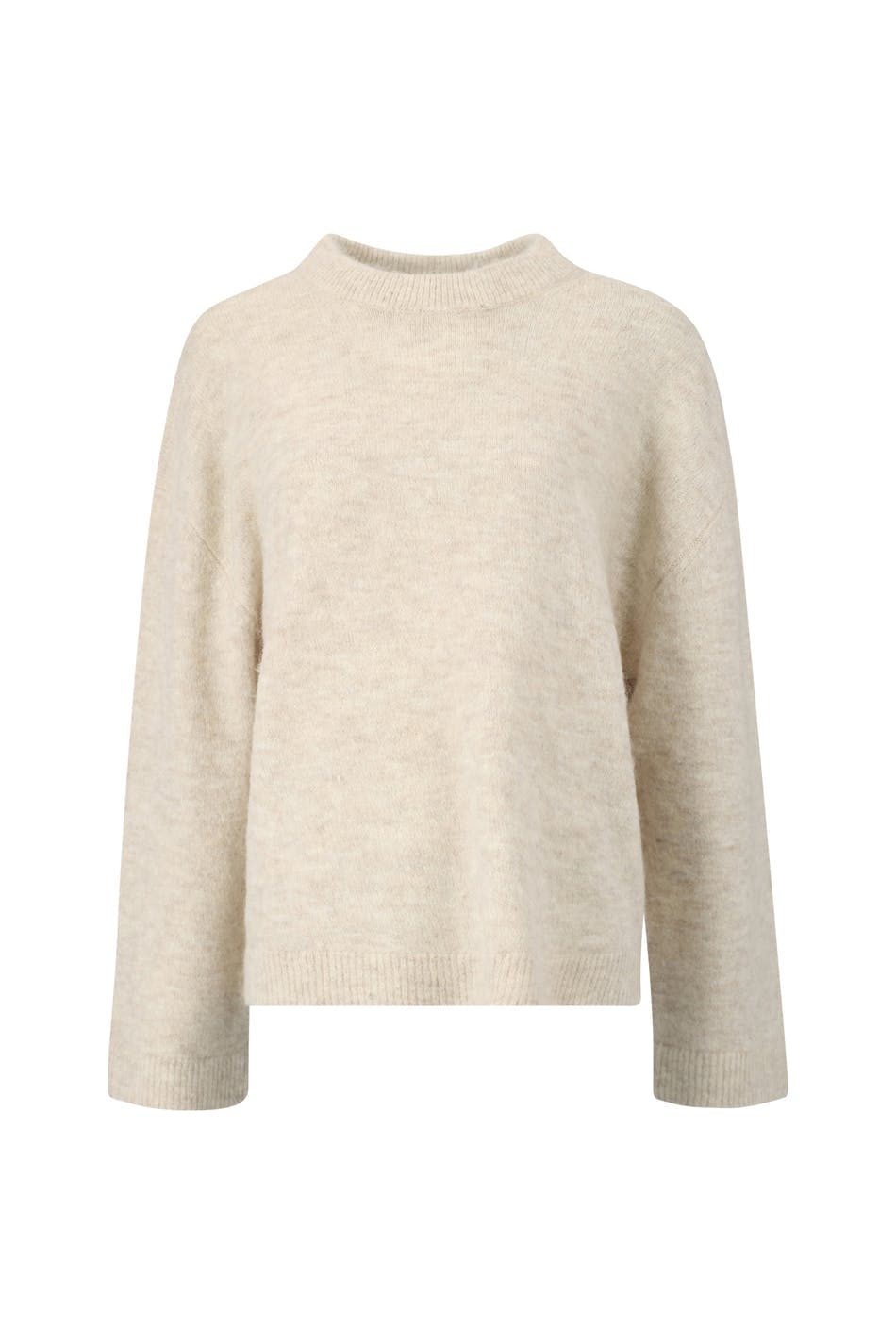 crew neck knitted sweater