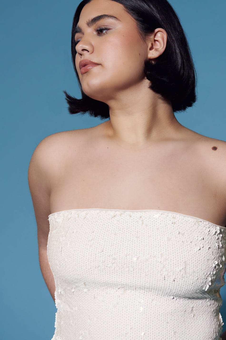 Sequin tube top