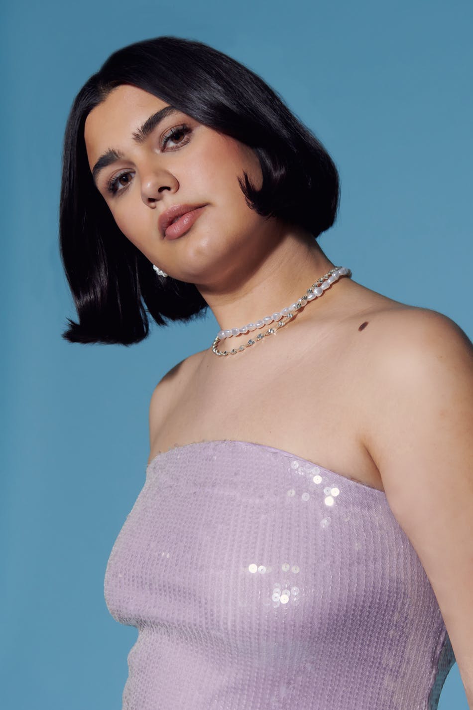 Sequin tube top