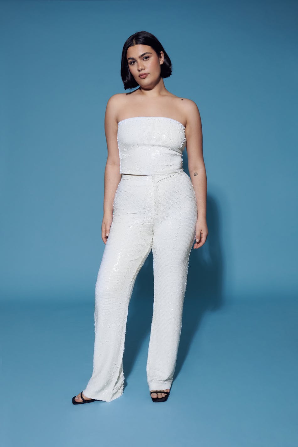Sequin trousers
