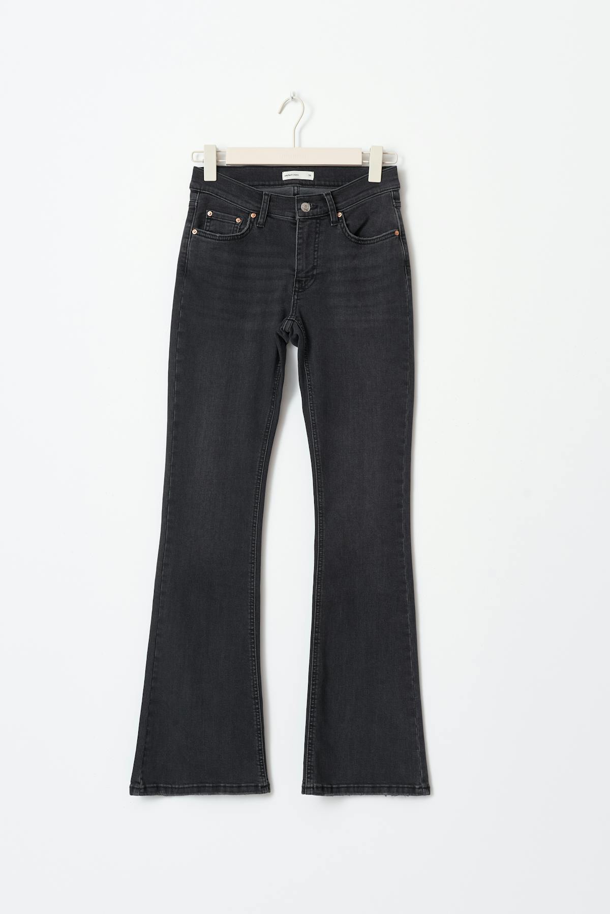 Low petite bootcut jeans